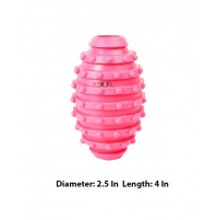 Super Dog Dog Toy Squeaky Rubber Ball With Bell