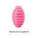 Super Dog Dog Toy Squeaky Rubber Ball With Bell