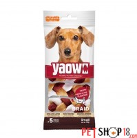 Gnawlers Dog Treats Yaowo Braid Tasty Chicken And Liver Small 60 Gm