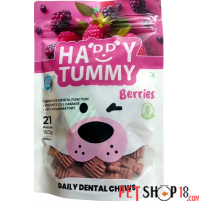 Happy Tummy Dog Treats Dental Chews Berries 150 Gm