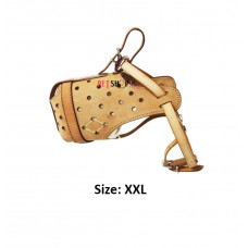 Super Dog Leather Muzzle XXL