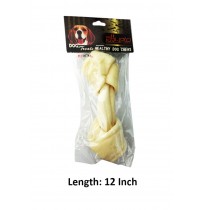 Krypto Dog Treats Protein Chewy Knotted Bone 12 Inch