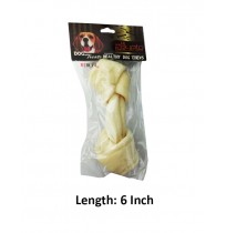 Krypto Dog Treats Protein Chewy Knotted Bone 6 Inch