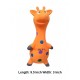 Latex Dog Toy Squeaky Orange Hippo Colorful Polka Dot Latex Dog Toy Squeaky Orange Hippo Colorful Polka Dot