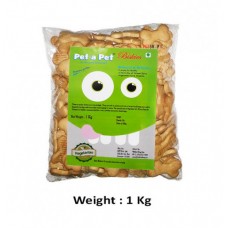 Pet A Pet Dog Treats Adult Veg Biscuit 1 Kg