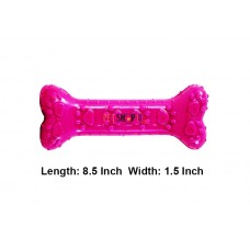 Super Dog Dog Toy Paw Printed Rubber Bone Large