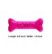 Super Dog Dog Toy Paw Printed Rubber Bone Large