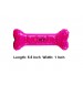 Super Dog Dog Toy Paw Printed Rubber Bone Small