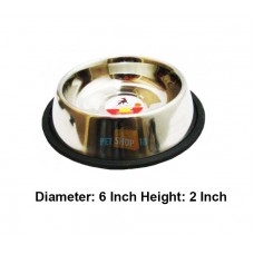 Super Dog Steel Dog Feeding Bowl No 1