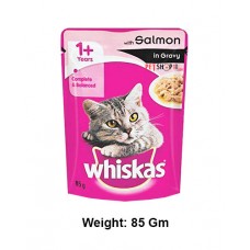 Whiskas Cat Treat Salmon In Gravy 85 Gm