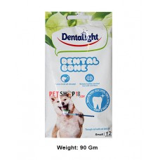 Dentalight Dog Treats Dental Bone Small 12 In 1 90 Gm
