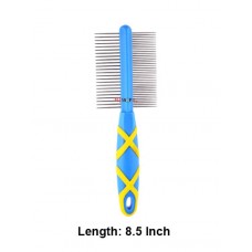 Hellopet Double Sided Handled Dog Comb