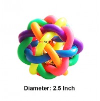 Super Dog Toys Multicolor Rubber Ball Small