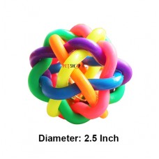 Super Dog Toys Multicolor Rubber Ball Small