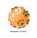 Super Dog Dog Toy Paw Printed Puppy Rubber Ball