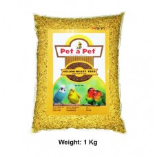 Pet A Pet Birds Food And Treats Yellow Millet Seeds 1 Kg