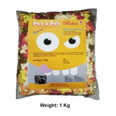 Pet A Pet Dog Treats Puppy Mix Flavour Biscuit 1 Kg