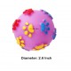 Super Dog Dog Toy Paw Printed Rubber Ball Small