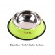 Super Dog Colorful Steel Dog Feeding Bowl Size 04 Super Dog Colorful Steel Dog Feeding Bowl Size 04