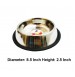 Super Dog Steel Dog Feeding Bowl No 4