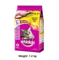 Whiskas Adult Cat Food Chicken Flavour 1.2 Kg