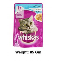 Whiskas Cat Treat Tuna In Jelly Pouch 85 Gm