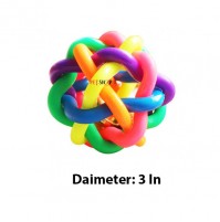 Super Dog Toys Multicolor Rubber Ball Medium