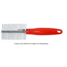 Super Dog Double Sided Red Comb