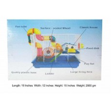 Color Full Hamster Cage Medium