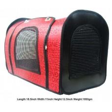 Printed Carry Bag Red For Pet